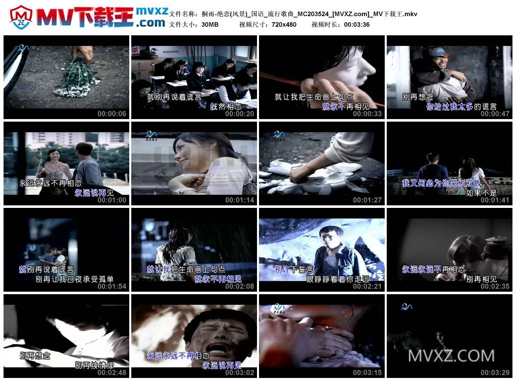 桐雨-绝恋(风景)_国语_流行歌曲_MC203524